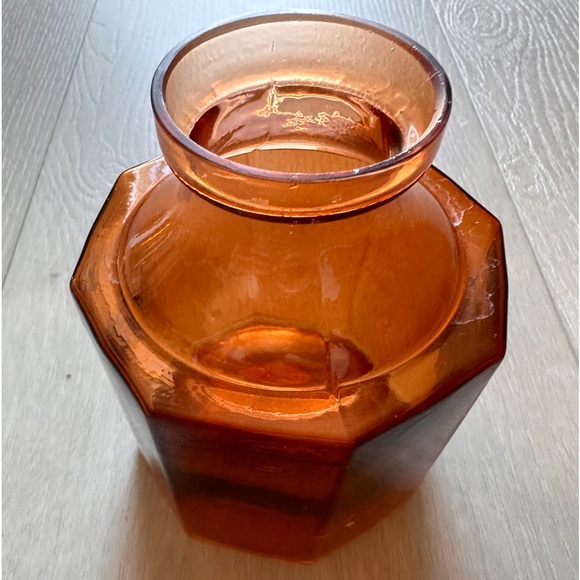 Hearth & Hand Magnolia Amber Fall Autumn Glass Bottle Vase - Small 🍁🍂 - Picture 3 of 5